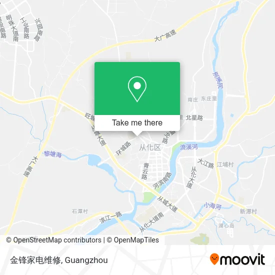 金锋家电维修 map
