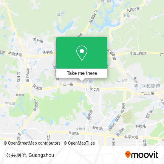 公共厕所 map