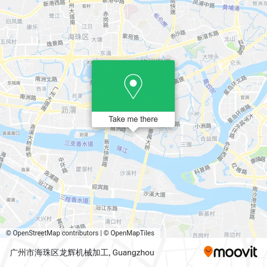 广州市海珠区龙辉机械加工 map