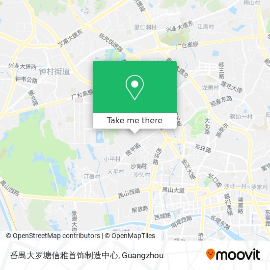 番禺大罗塘信雅首饰制造中心 map