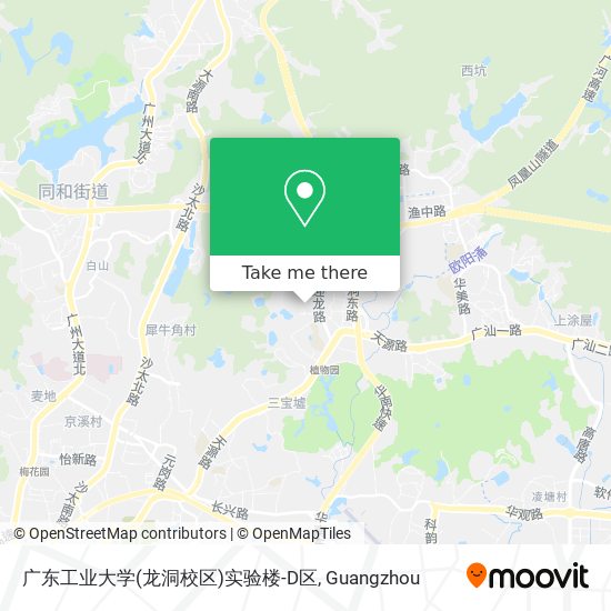 广东工业大学(龙洞校区)实验楼-D区 map