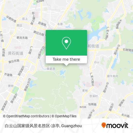 白云山国家级风景名胜区-凉亭 map