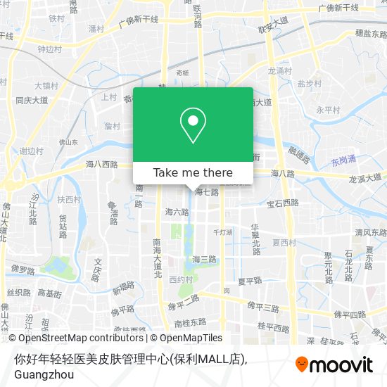 你好年轻轻医美皮肤管理中心(保利MALL店) map