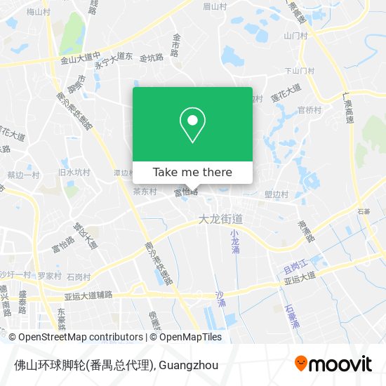 佛山环球脚轮(番禺总代理) map