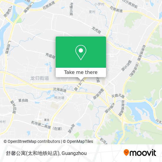 舒馨公寓(太和地铁站店) map