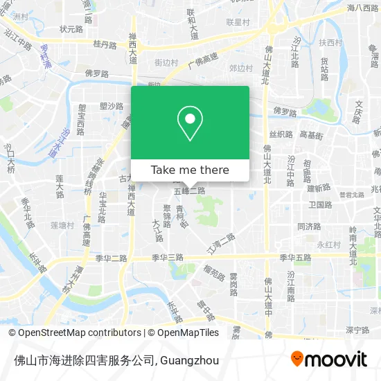 佛山市海进除四害服务公司 map