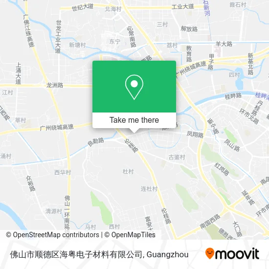 佛山市顺德区海粤电子材料有限公司 map