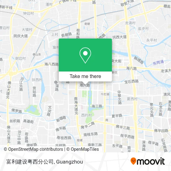 富利建设粤西分公司 map