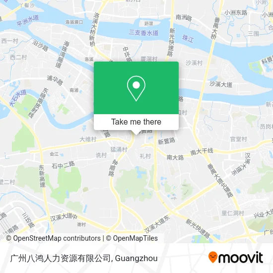 广州八鸿人力资源有限公司 map