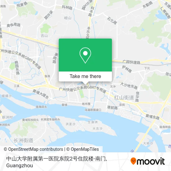 中山大学附属第一医院东院2号住院楼-南门 map
