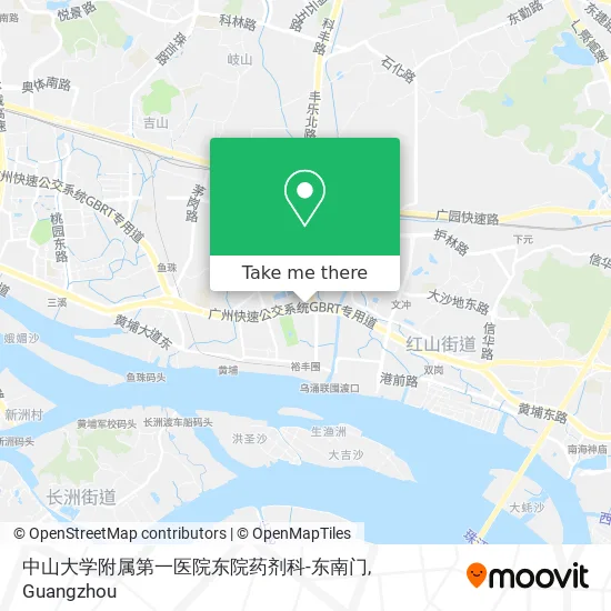 中山大学附属第一医院东院药剂科-东南门 map