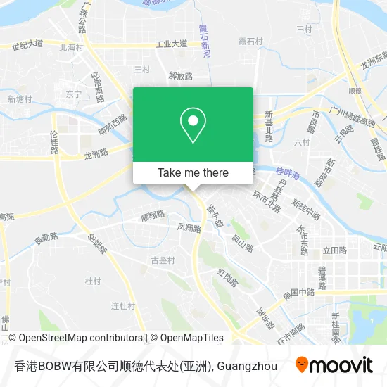香港BOBW有限公司顺德代表处(亚洲) map