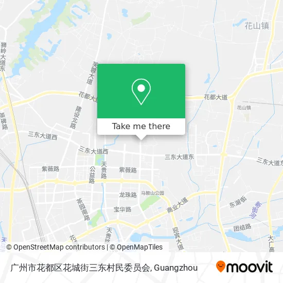 广州市花都区花城街三东村民委员会 map