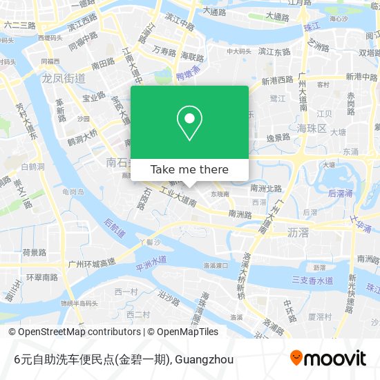 6元自助洗车便民点(金碧一期) map