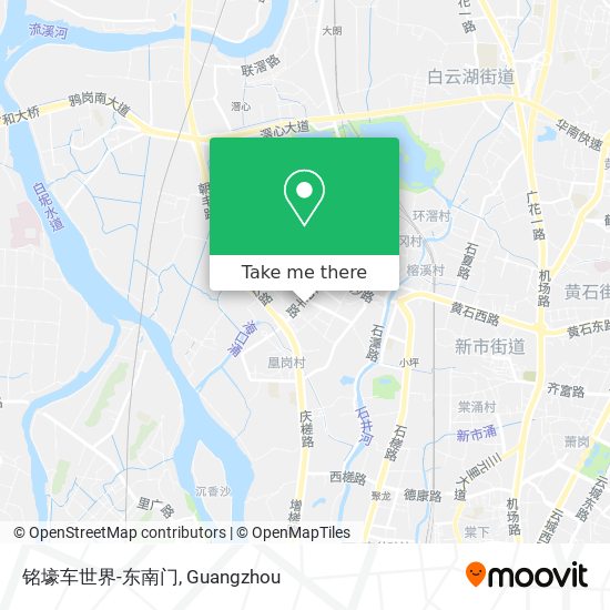 铭壕车世界-东南门 map