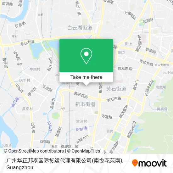 广州华正邦泰国际货运代理有限公司(南悦花苑南) map