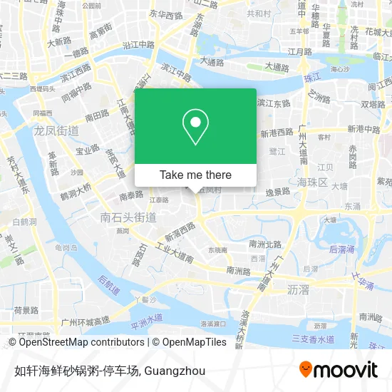 如轩海鲜砂锅粥-停车场 map