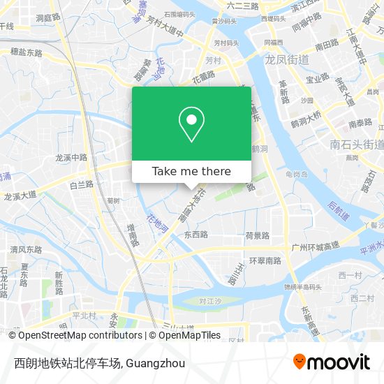 西朗地铁站北停车场 map