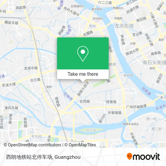 西朗地铁站北停车场 map