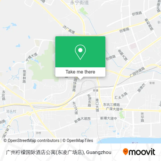 广州柠檬国际酒店公寓(东凌广场店) map
