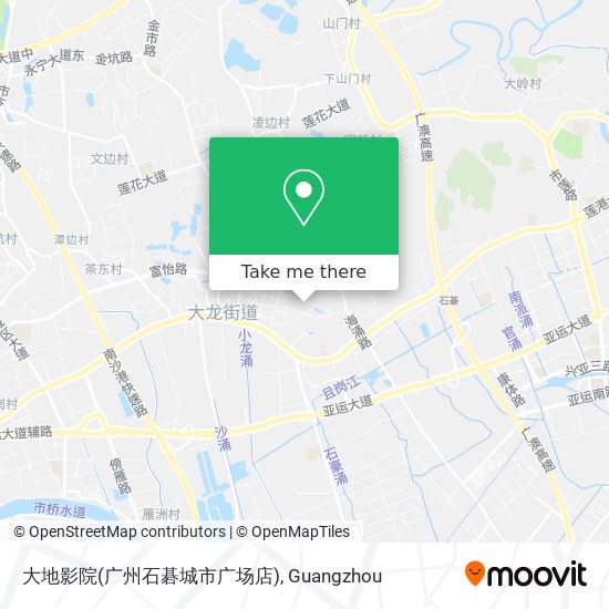 大地影院(广州石碁城市广场店) map