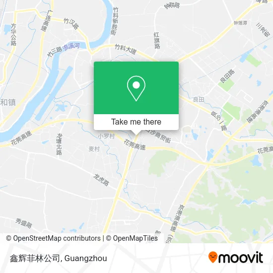 鑫辉菲林公司 map