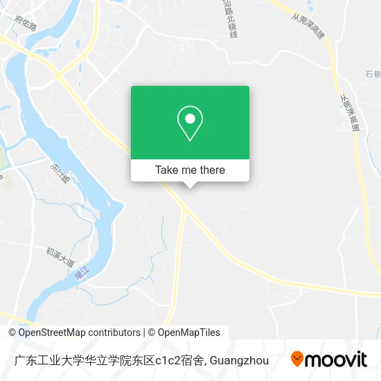广东工业大学华立学院东区c1c2宿舍 map
