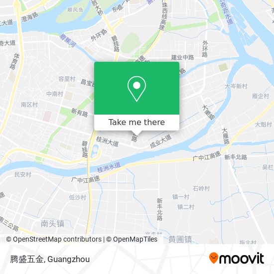 腾盛五金 map
