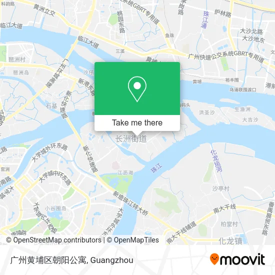 广州黄埔区朝阳公寓 map