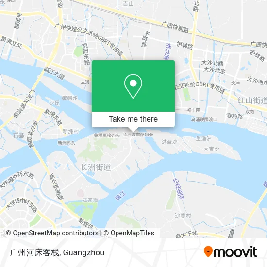 广州河床客栈 map