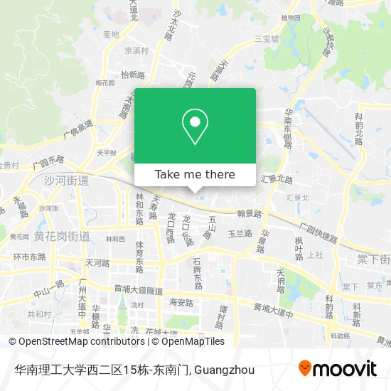 华南理工大学西二区15栋-东南门 map