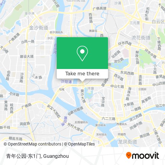 青年公园-东1门 map