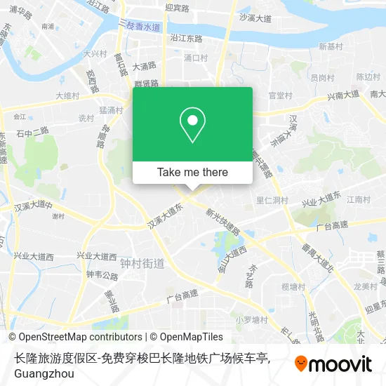 长隆旅游度假区-免费穿梭巴长隆地铁广场候车亭 map