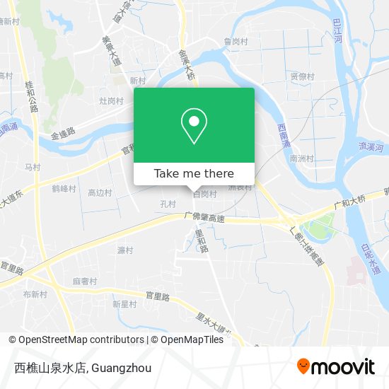 西樵山泉水店 map