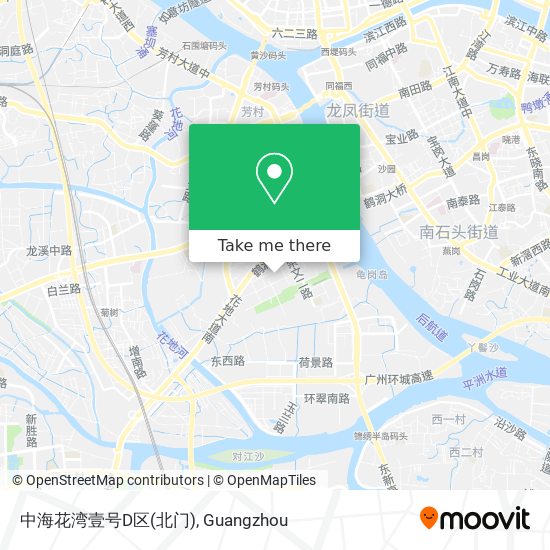 中海花湾壹号D区(北门) map