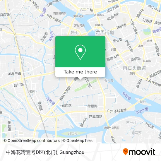 中海花湾壹号D区(北门) map