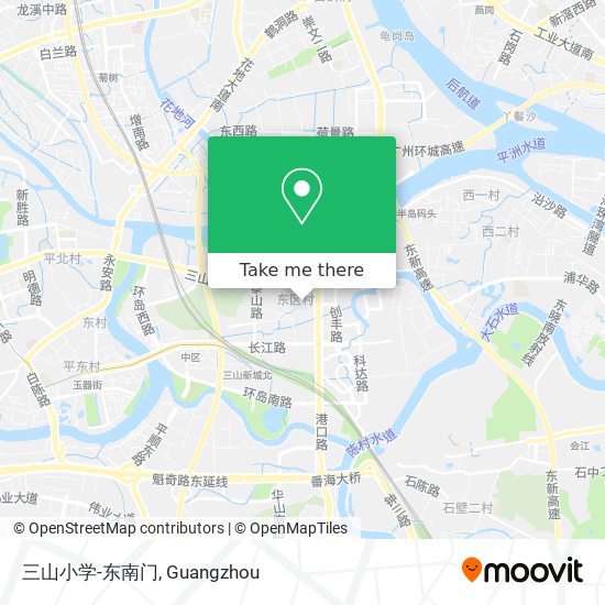 三山小学-东南门 map