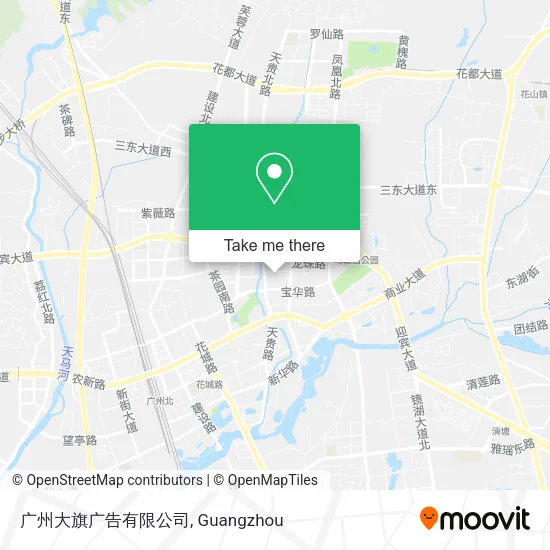 广州大旗广告有限公司 map
