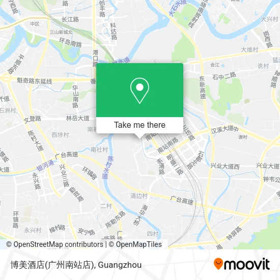 博美酒店(广州南站店) map