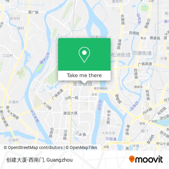 创建大厦-西南门 map