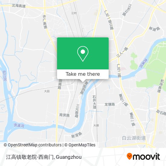 江高镇敬老院-西南门 map