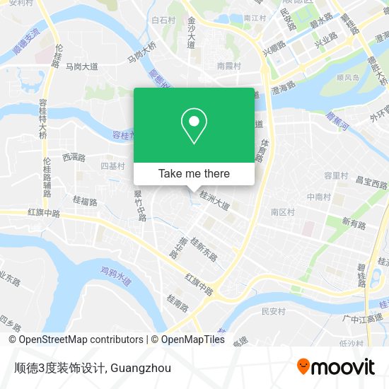 顺德3度装饰设计 map