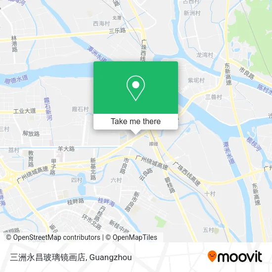 三洲永昌玻璃镜画店 map