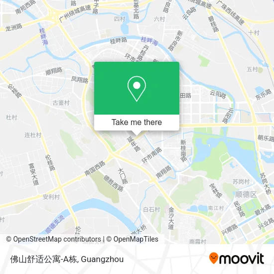 佛山舒适公寓-A栋 map