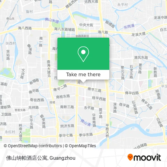 佛山纳帕酒店公寓 map
