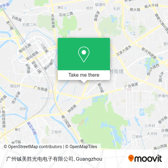 广州铖美胜光电电子有限公司 map