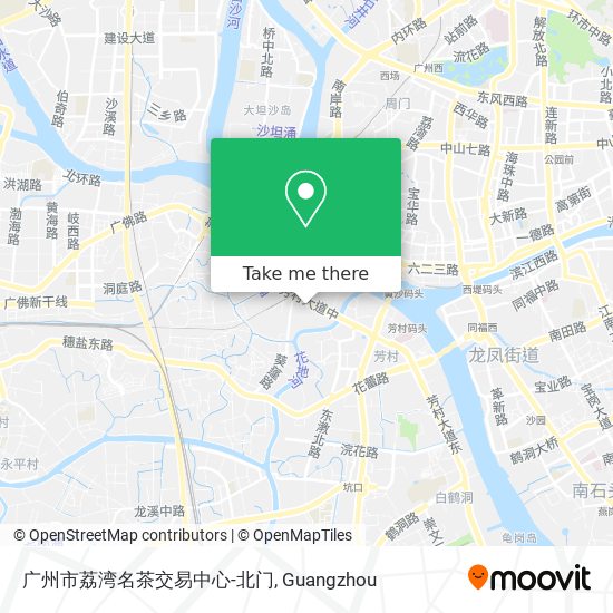 广州市荔湾名茶交易中心-北门 map