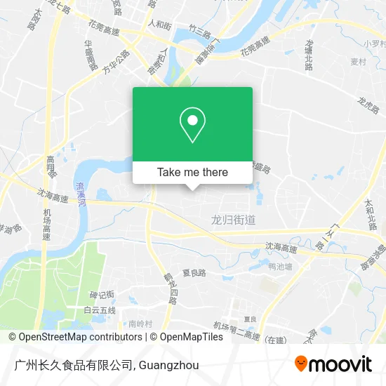 广州长久食品有限公司 map