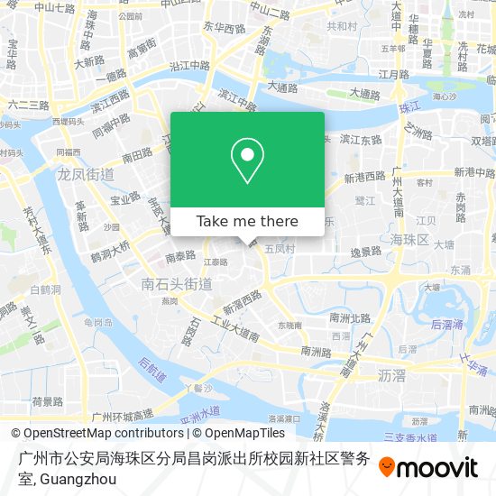 广州市公安局海珠区分局昌岗派出所校园新社区警务室 map