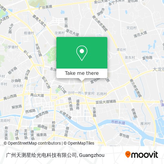 广州天测星绘光电科技有限公司 map